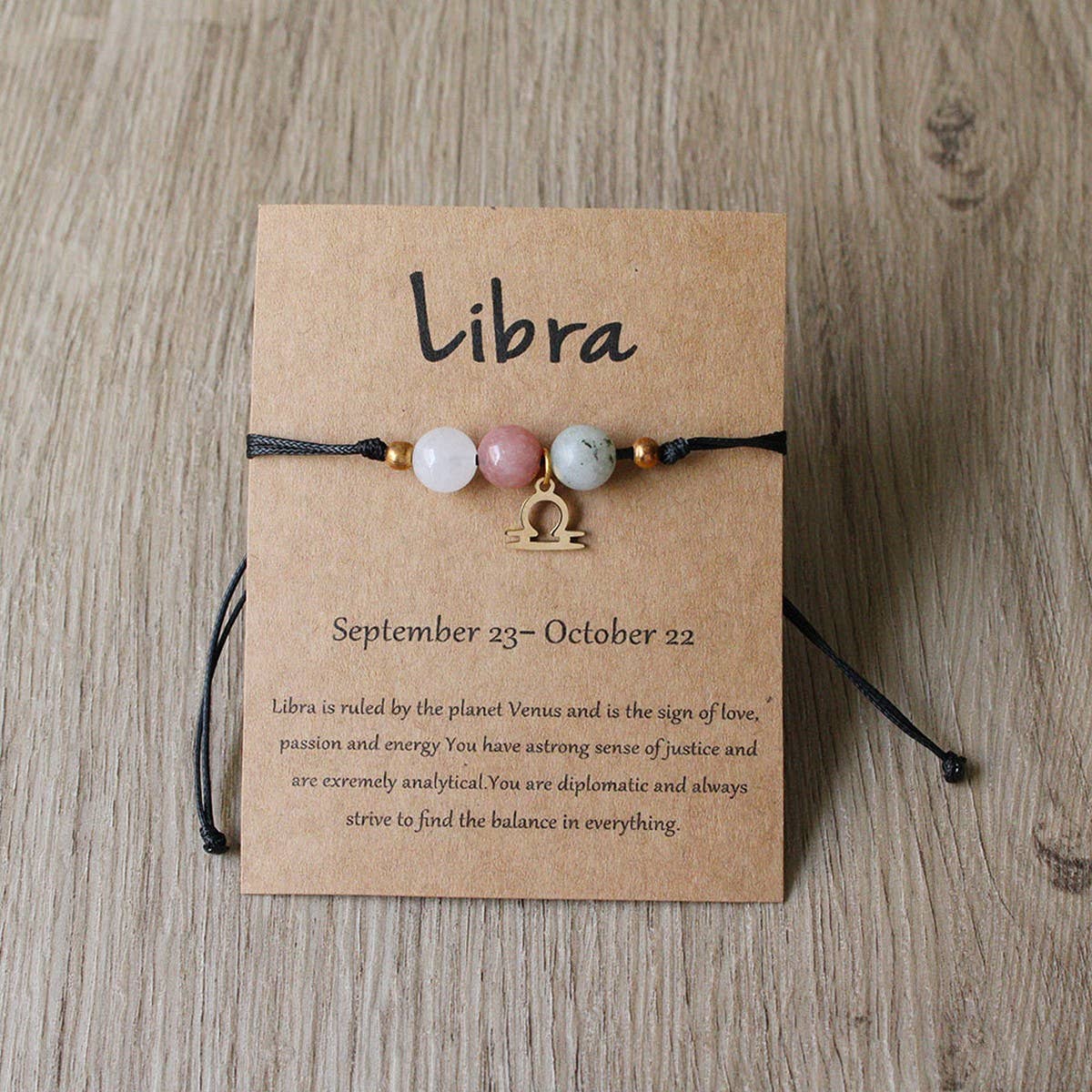 Handmade Zodiac Adjustable Crystal Bracelet_Cwmm11259