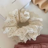 BIG LACE HOLLOW HAIR TIE SCRUNCHIES_CWAHA0436
