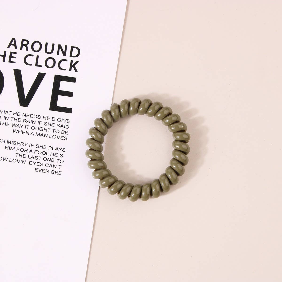 Cwaha1108_Simple Phone Line Hair Tie