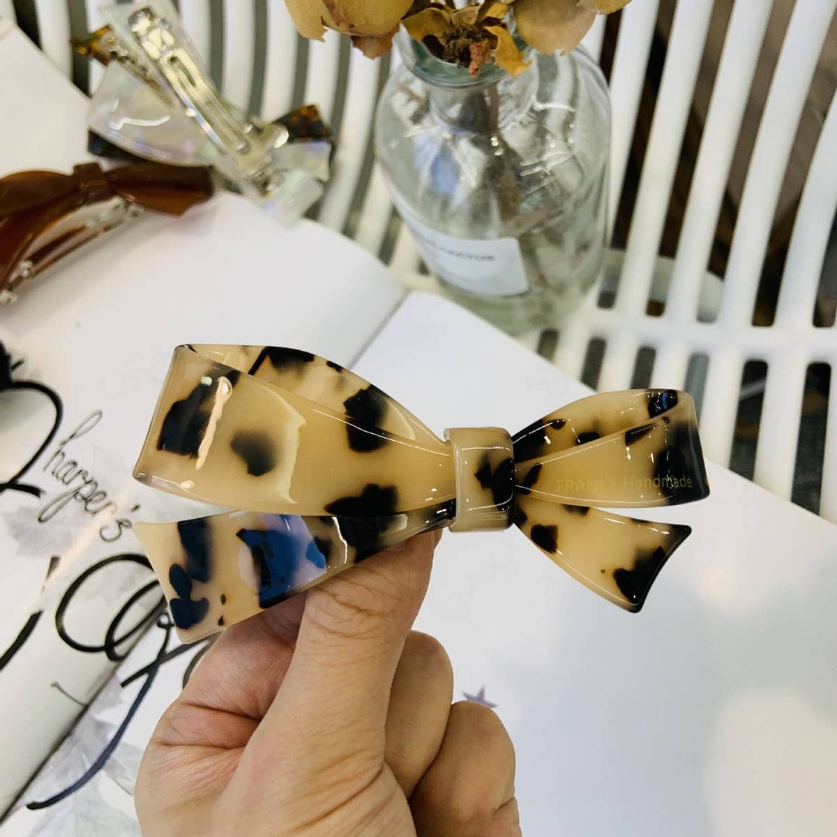 Cwaha1521_Summer 3D Bow Hair Clip