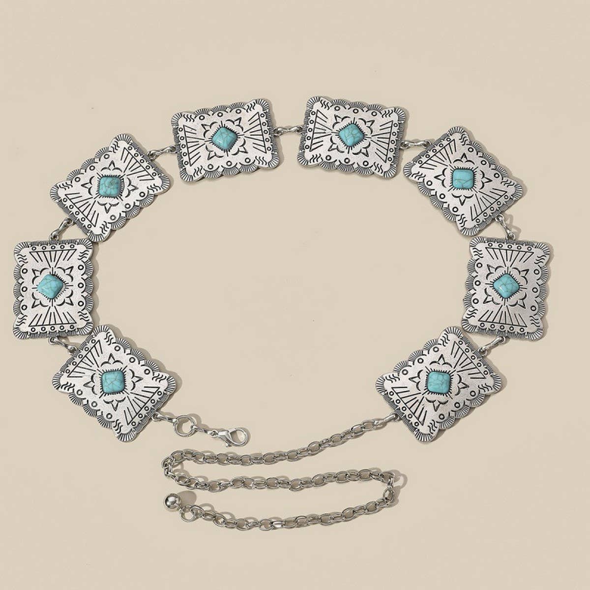 Vintage Women'S Western Cowboy Waist Chain_Cwabe0619