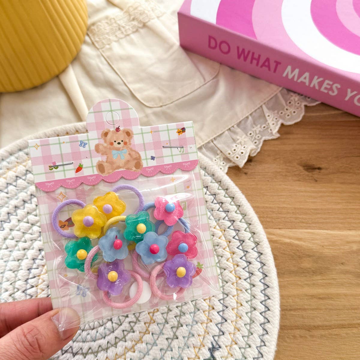 Cute Bunny Bear Hair Ties Set_Cwaha08456