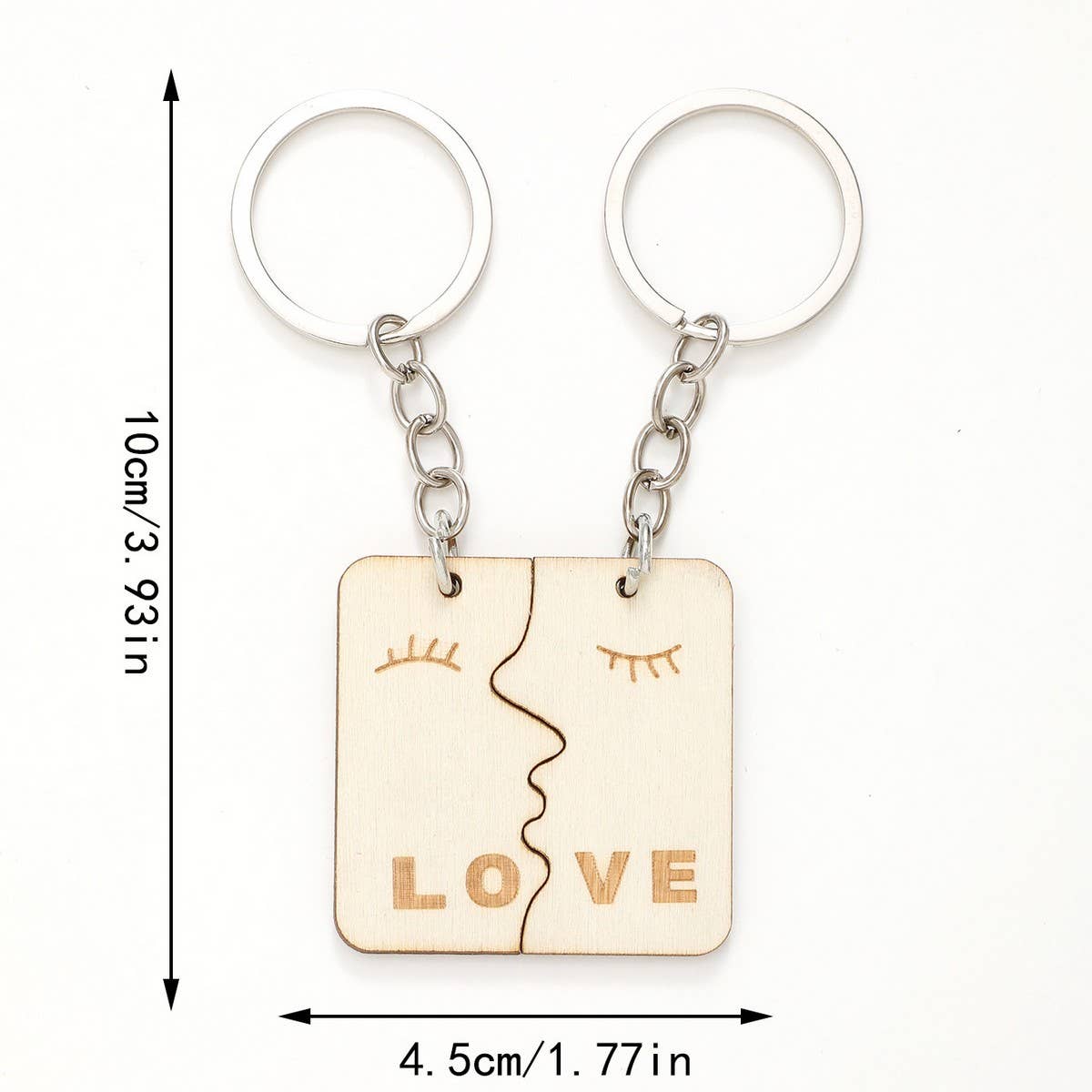 CREATIVE PENDANT WOODEN KEYCHAIN_CWMM0568