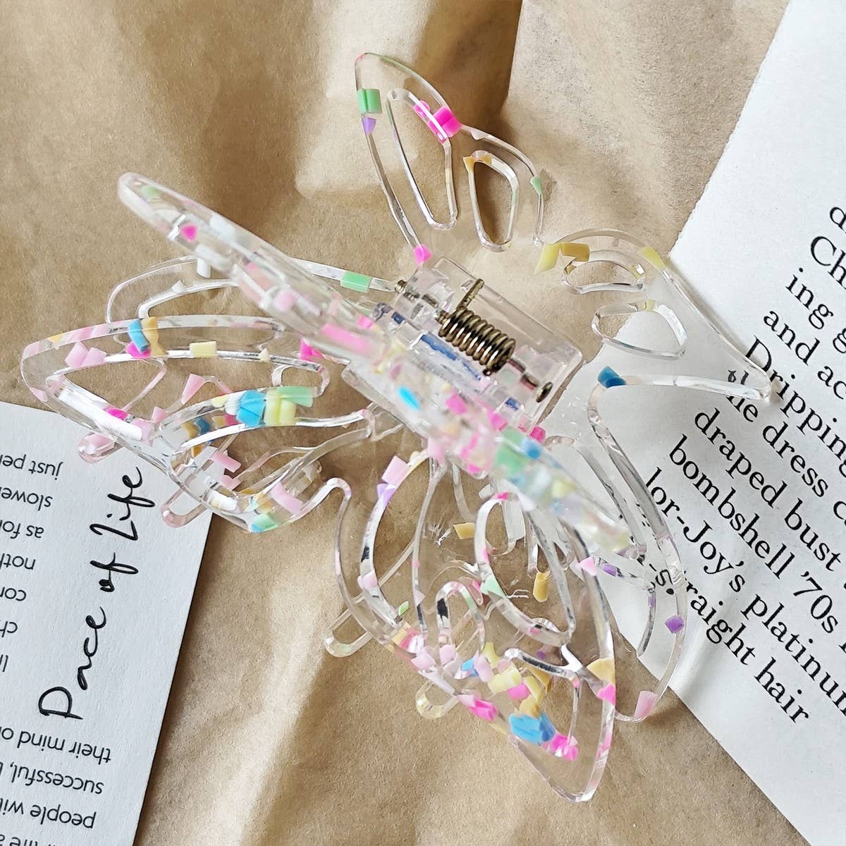 Fresh And Sweet Transparent Candy Hairpin_Cwaha07237