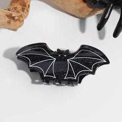 Halloween Acetate Hair Claw?Witch & Bat Design_Cwaha07286