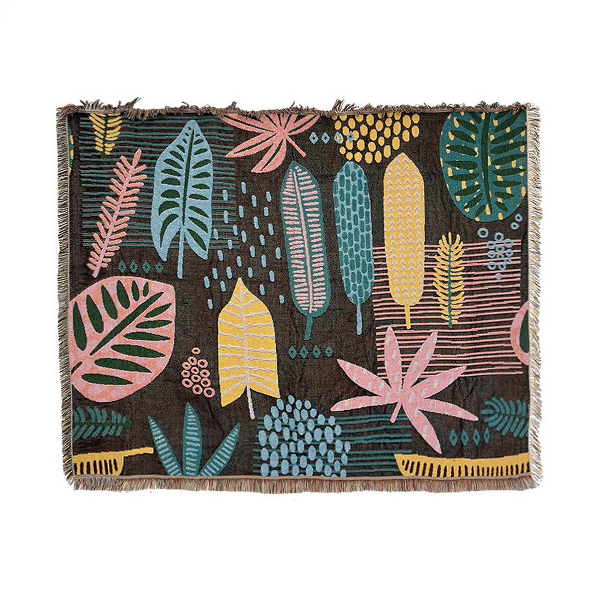 GEOMETRIC KNITTING BLANKET OUTDOOR CAMPING BLANKET_CWMM0404