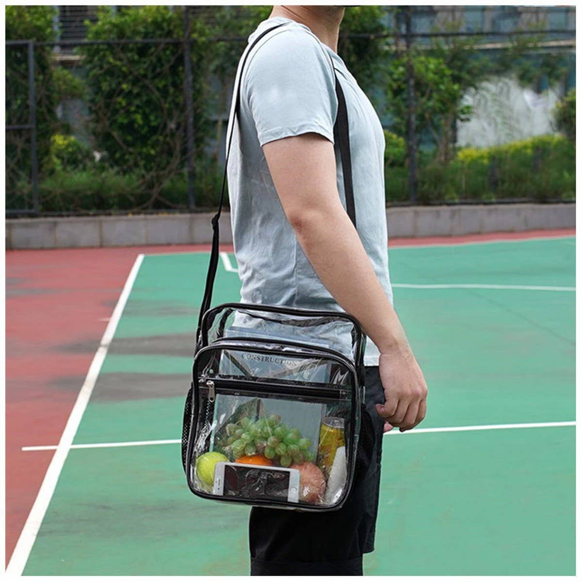 Transparent Crossbody Bag Portable Shoulder Bag_Cwab1315