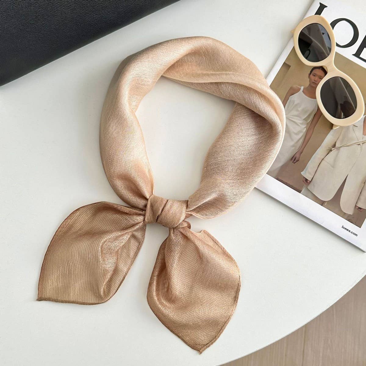 Silk Square Scarf Gradient Wrap Autumn Winter_Cwasc03022
