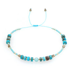 HAND WOVEN FASHIONABLE RICE BEADS BRACELET_CWAB4619