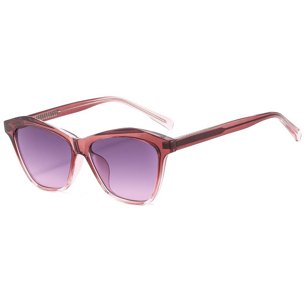 FASHION COLORBLOCK CLIP ON TEMPLE SUNGLASSES WOMEN_CWASG1171