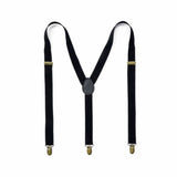 RETRO STRIPED BRONZE Y SHAPED ELASTIC STRAPS_CWMM1108