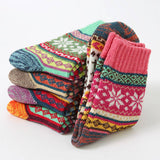 Women Vertical Striped Socks Pairs Per Pack_Cwms0696