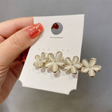 Exquisite Crystal Small Flower Hairpin Side Clip_Cwaha4787