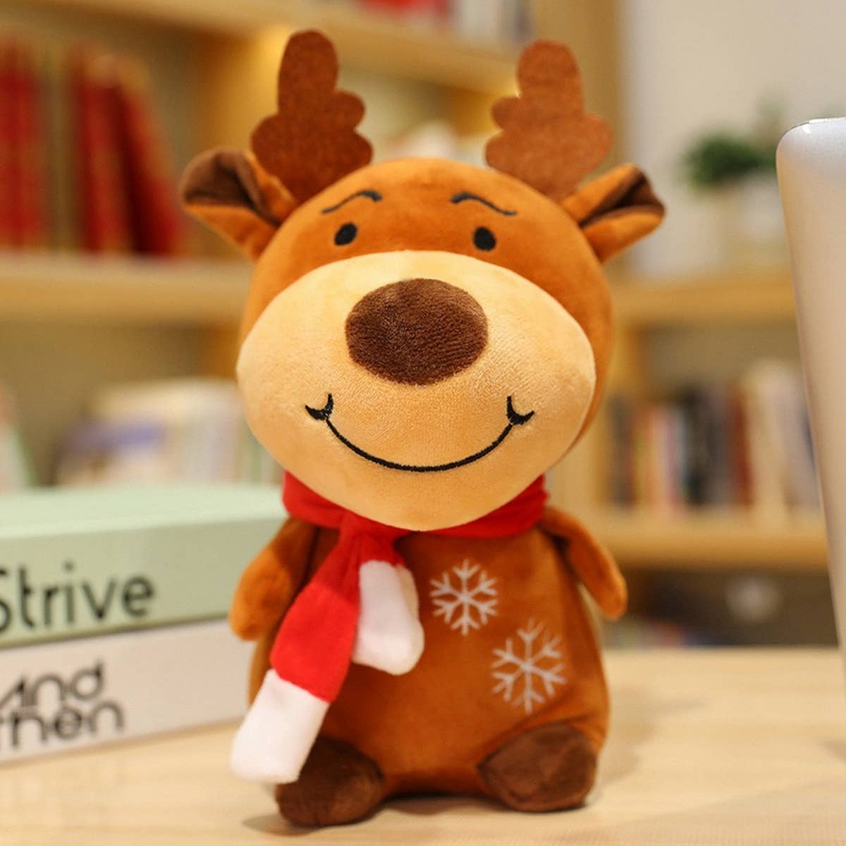 CHRISTMAS ELK CHRISTMAS TREE PILLOW_CWMM1445