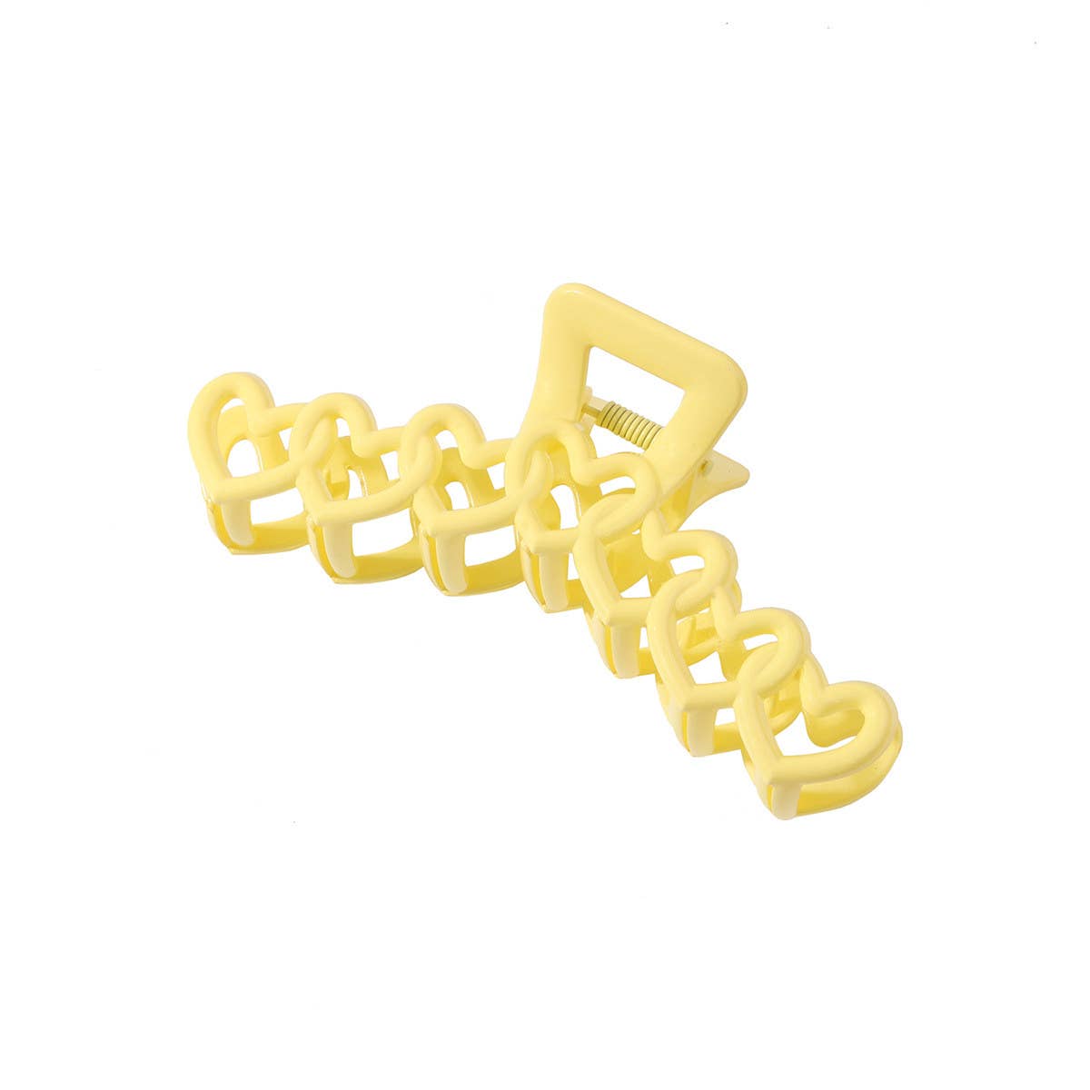 COLORFUL HOLLOW HEART SHAPED HAIRPIN SIMPLE CLIP_CWAHA0470