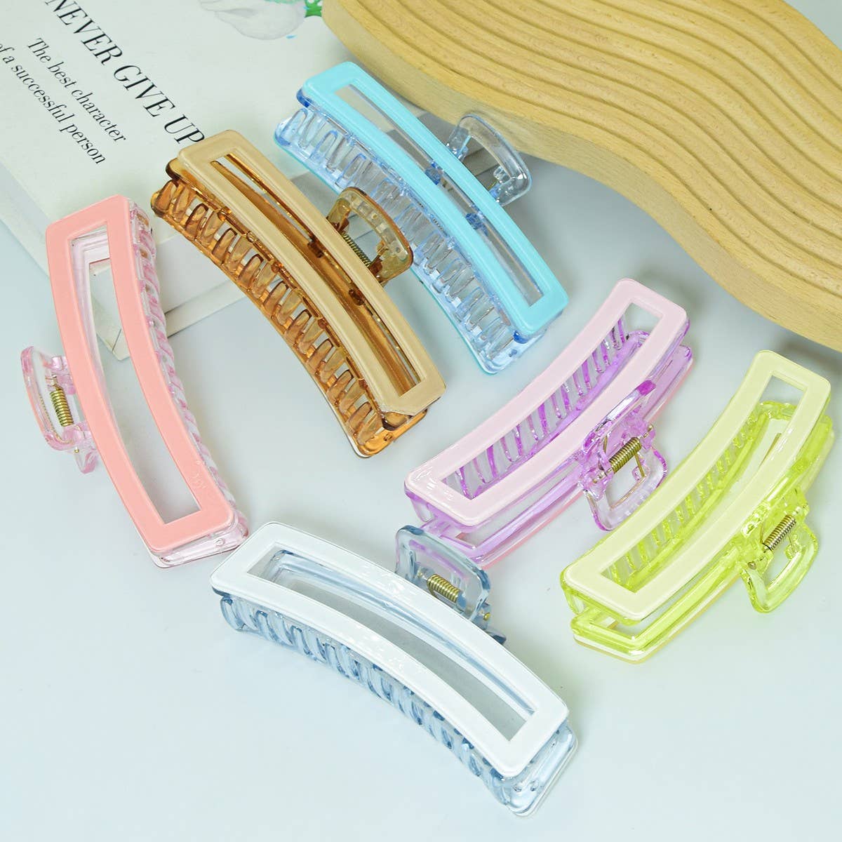 Cwaha1387_Simple Large Hair Claw Clip