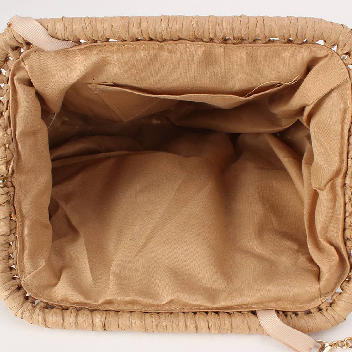 CROSSBODY SHOULDER STRAP PAPER ROPE WOVEN BAG_CWAB4719