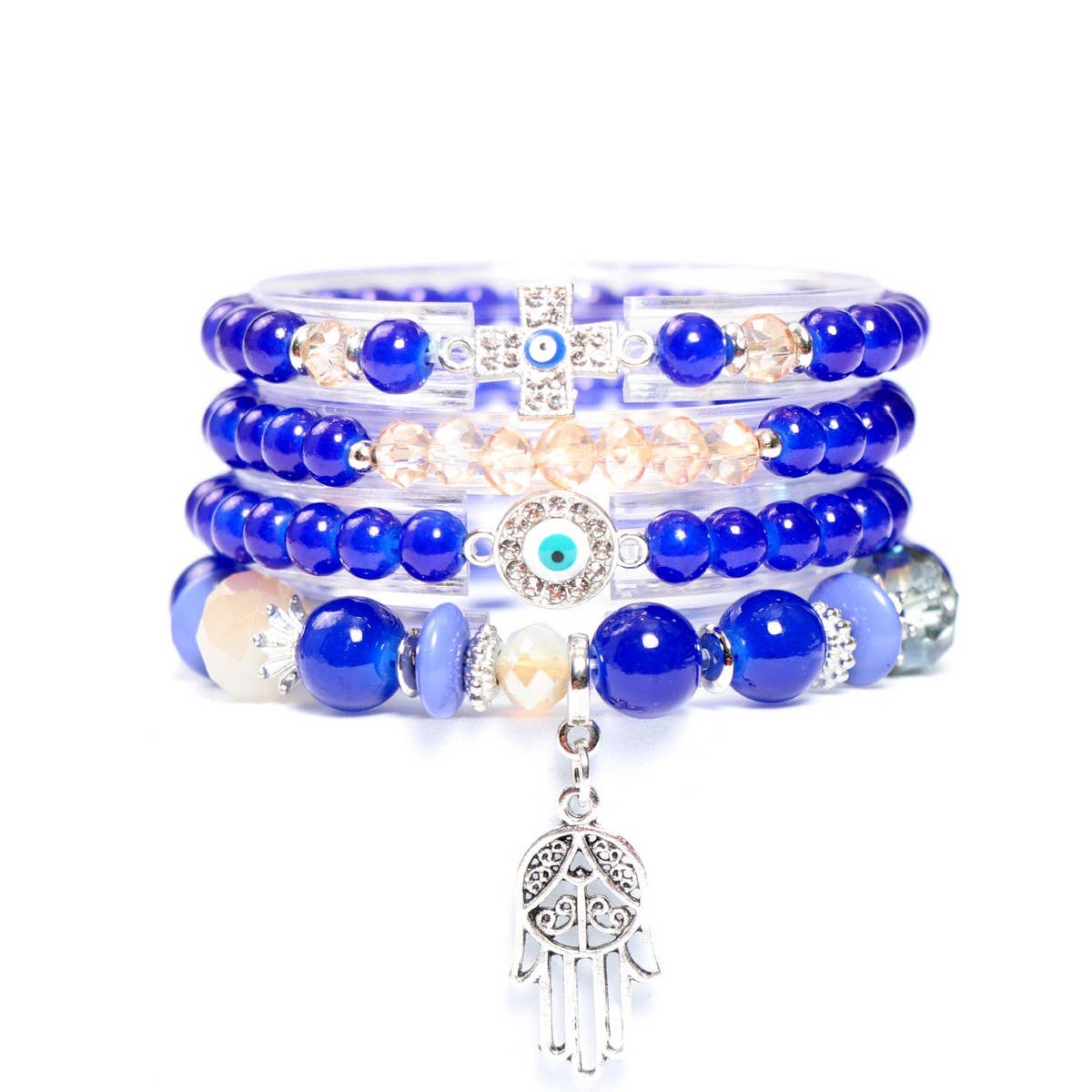 BOHEMIAN FASHION BEADED CREATIVE ELASTIC BRACELET_CWASC0698