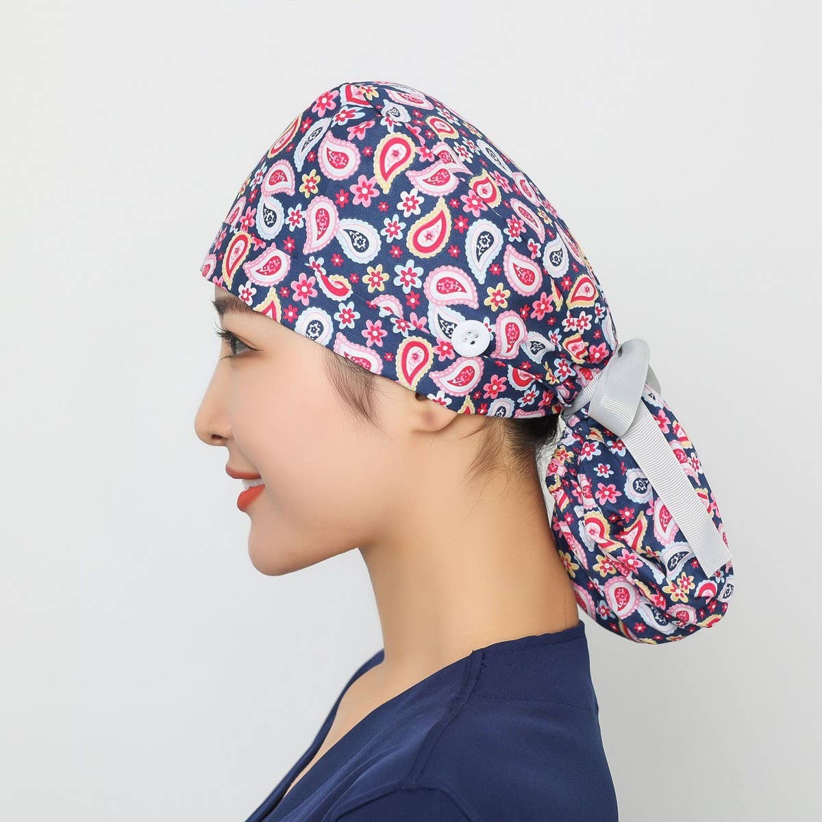 Long Hair Style Baotou Hat Frosted Work Hat_Cwah3385