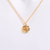 DECEMBER BIRTH FLOWER PENDANT NECKLACE_CWAJE1591