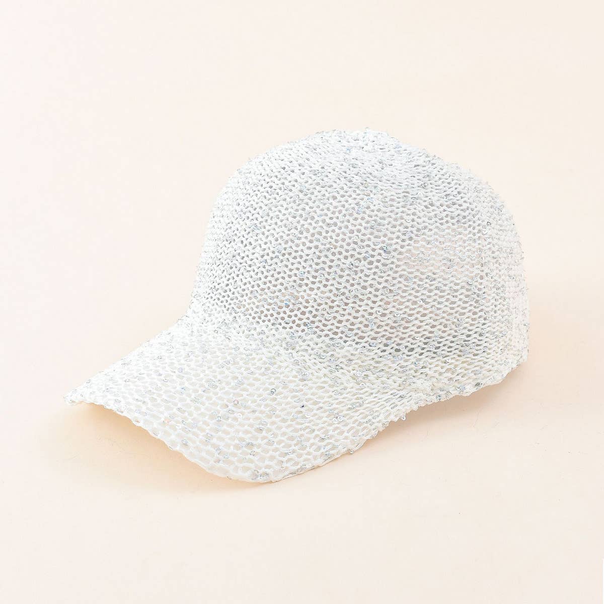 Wome Trend Summer Sequins Baseball Cap Sun Hat Cwah1413