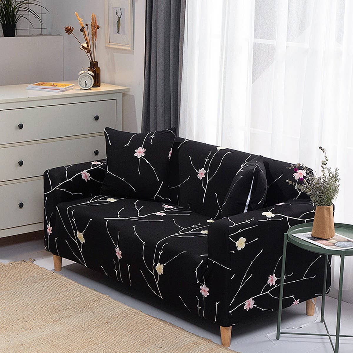 NORDIC STYLE SOFA COVER STRETCH NON SLIP FIT_CWMM8310