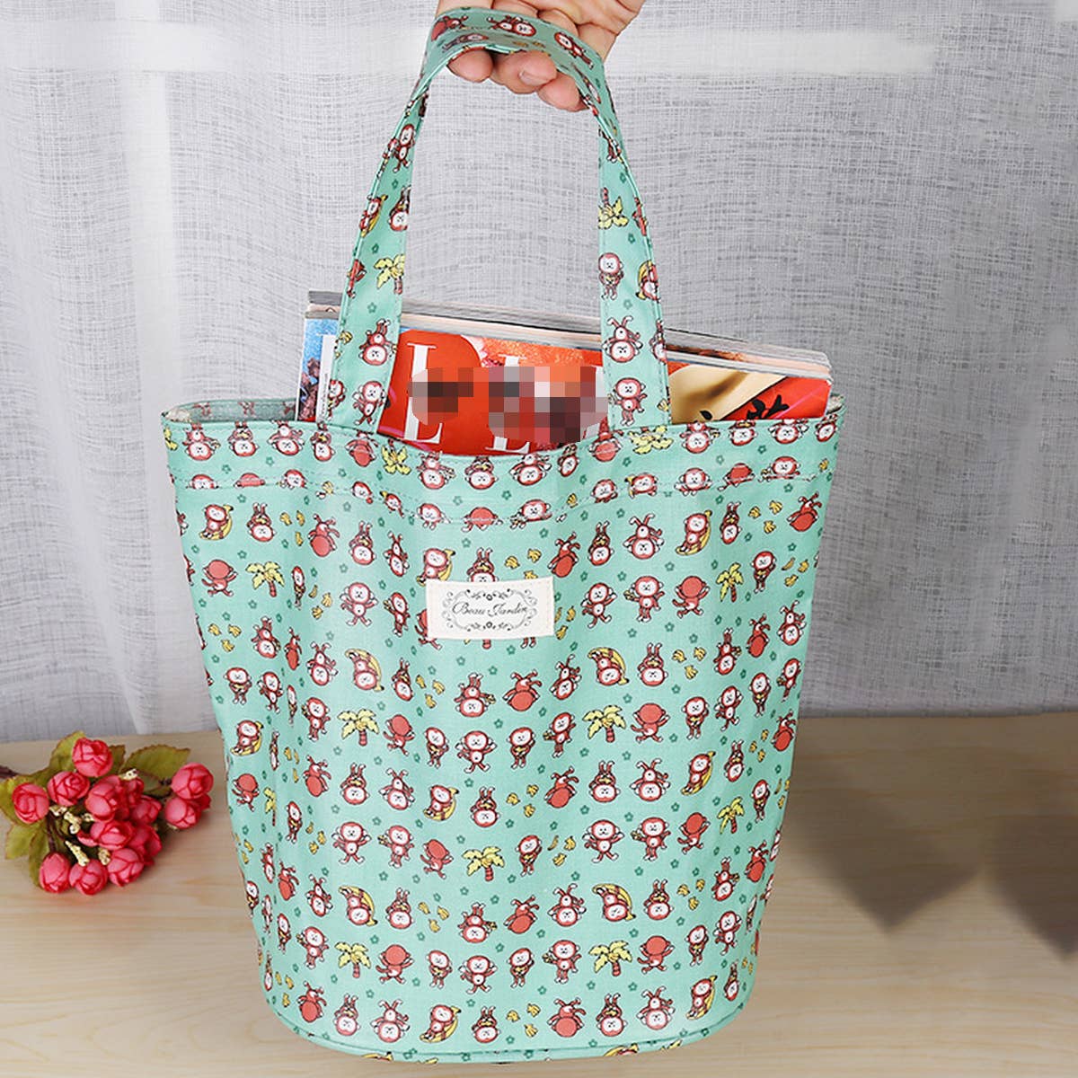 New Canvas Cosmetics Cartoon Storage Handbag_Cuab0201
