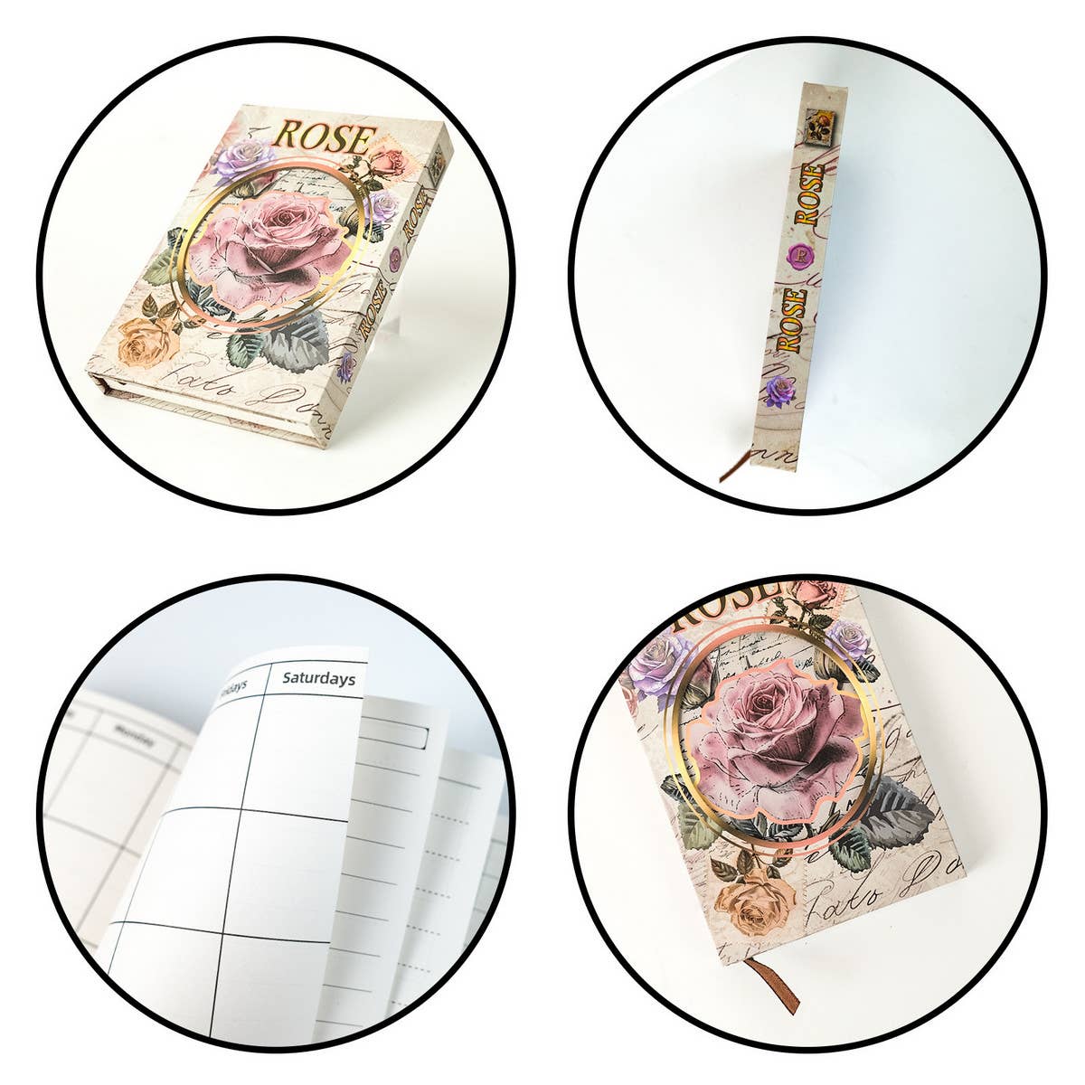 Vintage Rose Portable Notebook_Cwmm1838