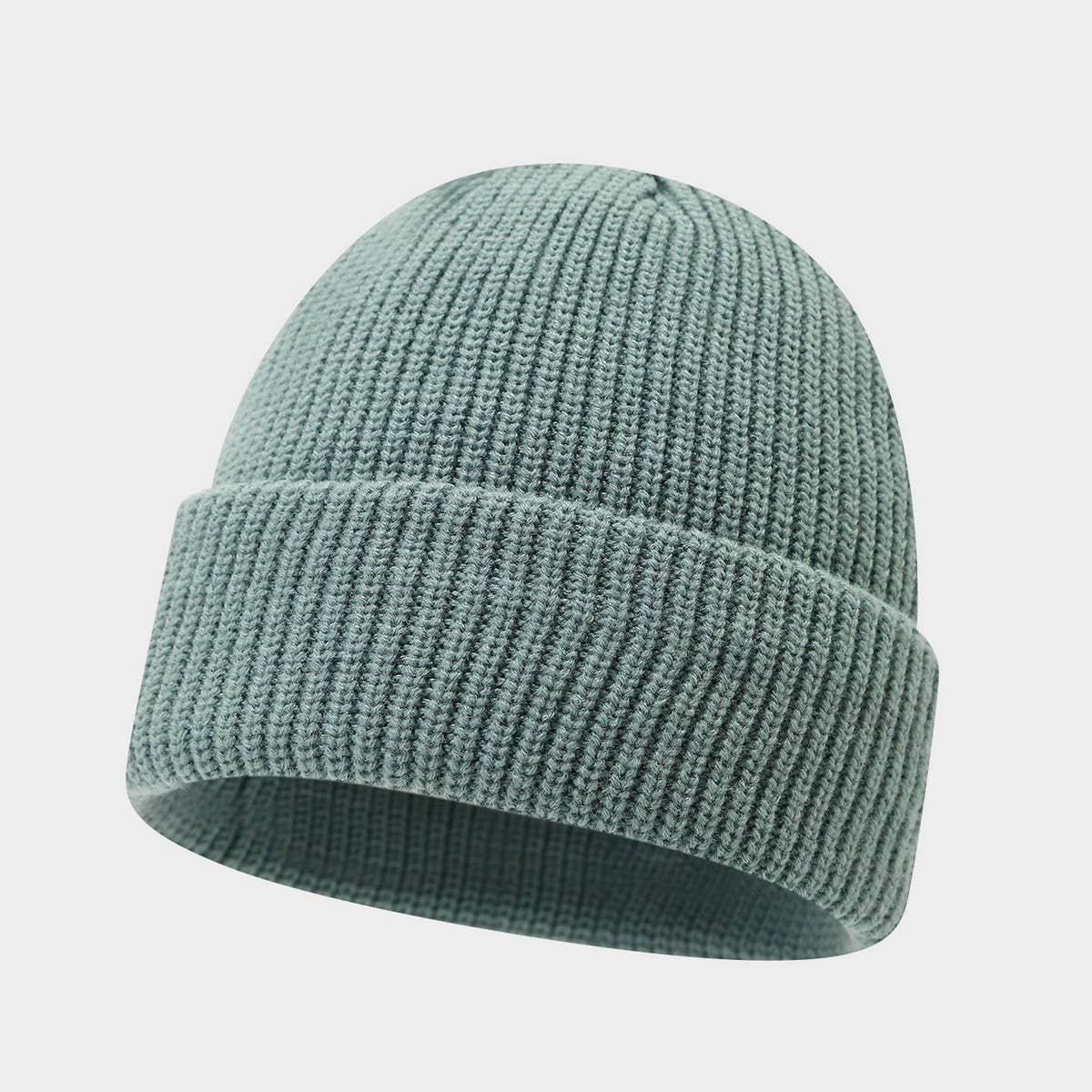 Vintage Knit Dome Skull Cap Warm Short Beanie Hat_Cwah04690