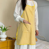 Towel Fabric Small Fresh Apron Cafe Work Apron_Cwmm5812