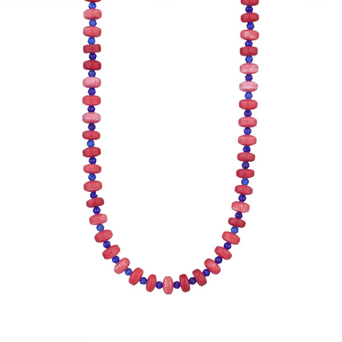 BOHO STYLE HANDMADE NATURAL STONE NECKLACE_CWMM8816