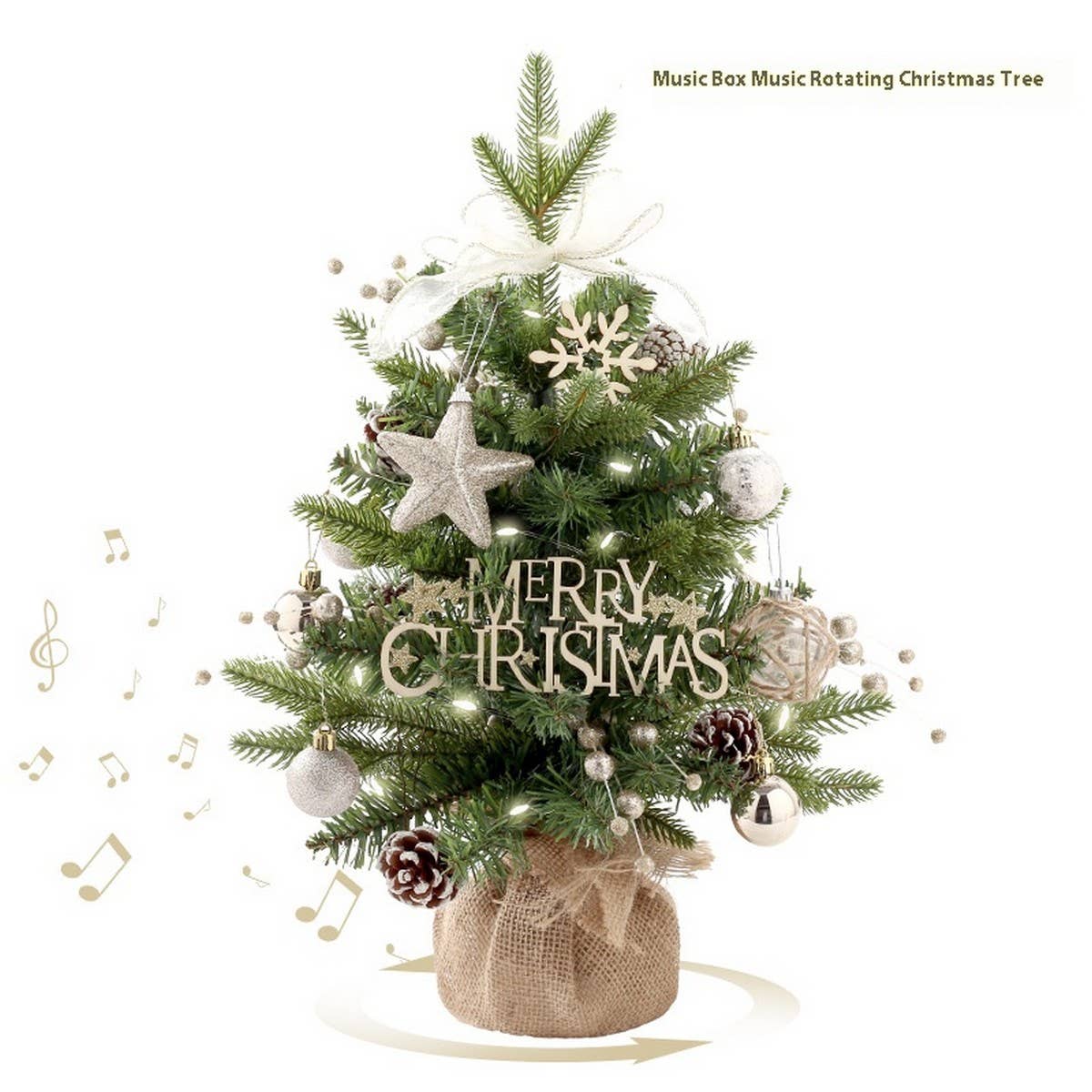 MINI CHRISTMAS TREE MUSIC BOX BASE SET_CWMM9826