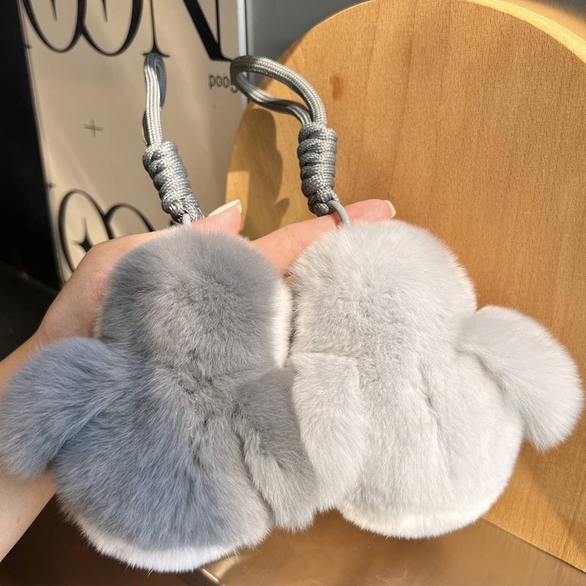 Cwmm10405_Cute Penguin Plush Keychain  Bag Charm