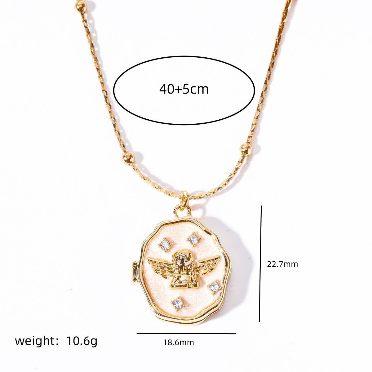 ARTISTIC PET OPEN AND CLOSE ALBUM BOX NECKLACE_CWMM5292