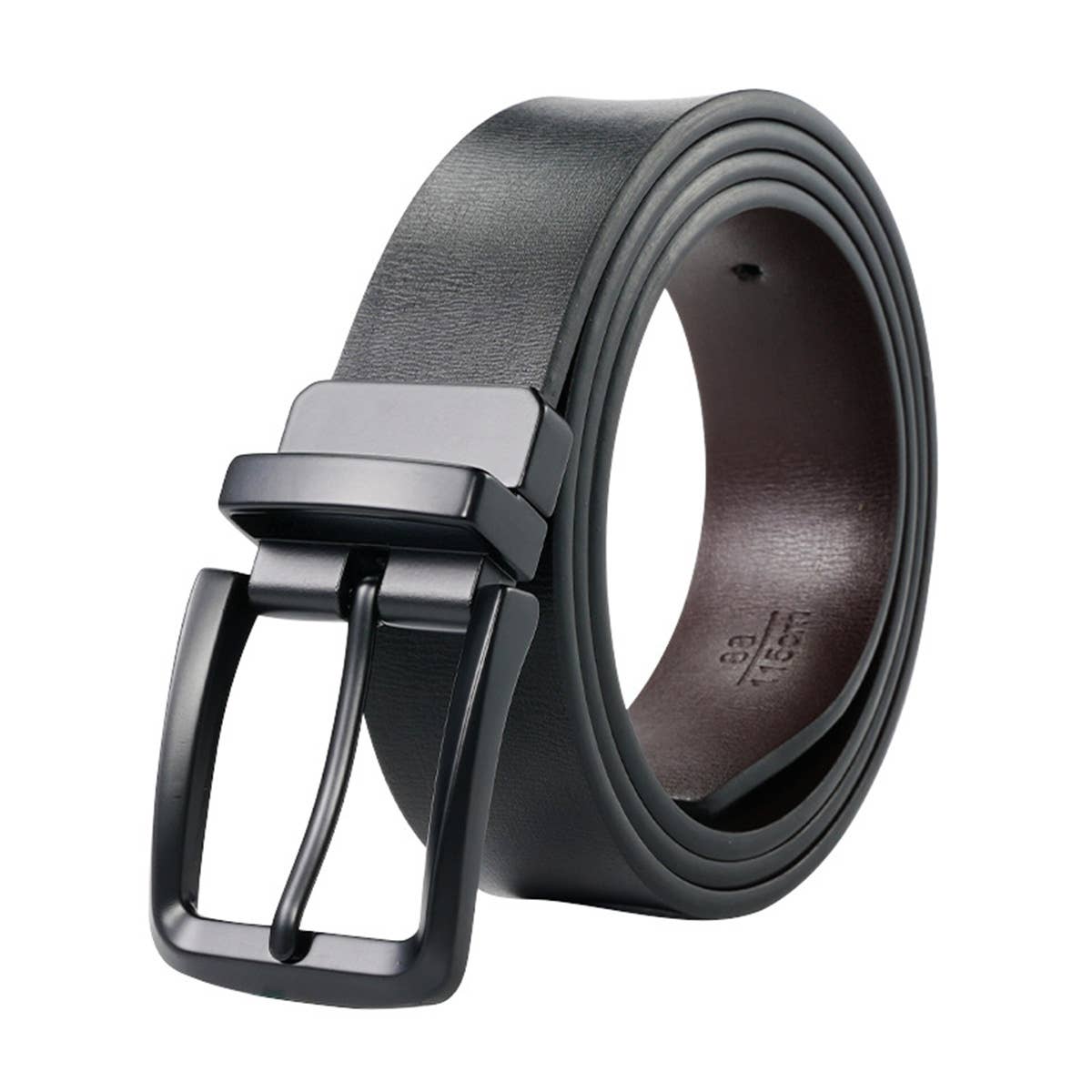 MENS DOUBLE SIDED ROTATABLE PIN BUCKLE BELTS_CWABE0465