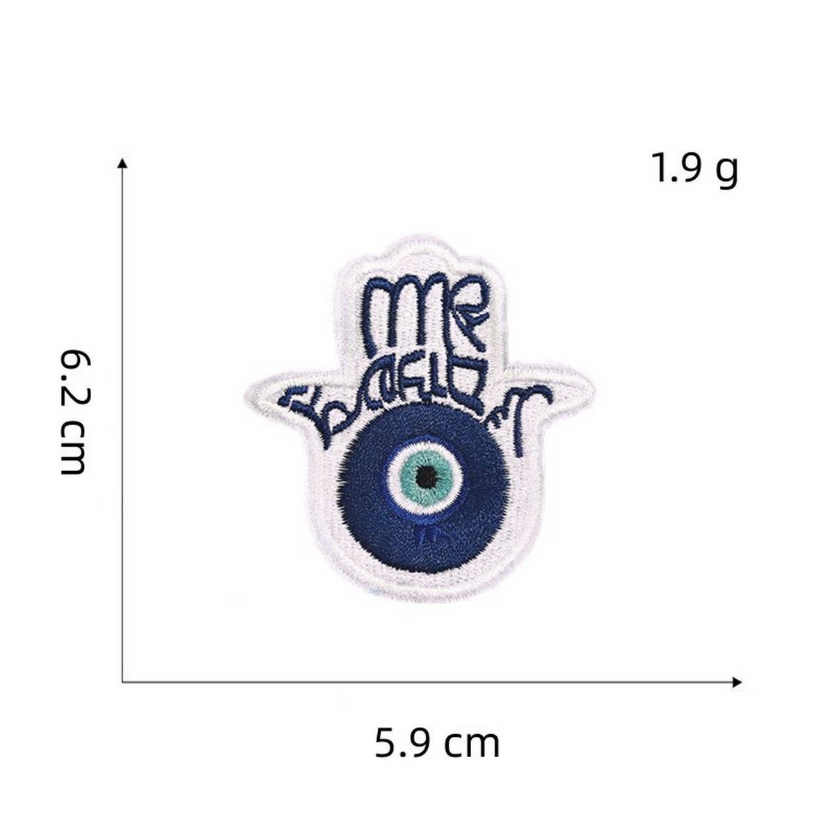 NEW DEVILS EYE EMBROIDERY CLOTHING PATCH_CWMM4025