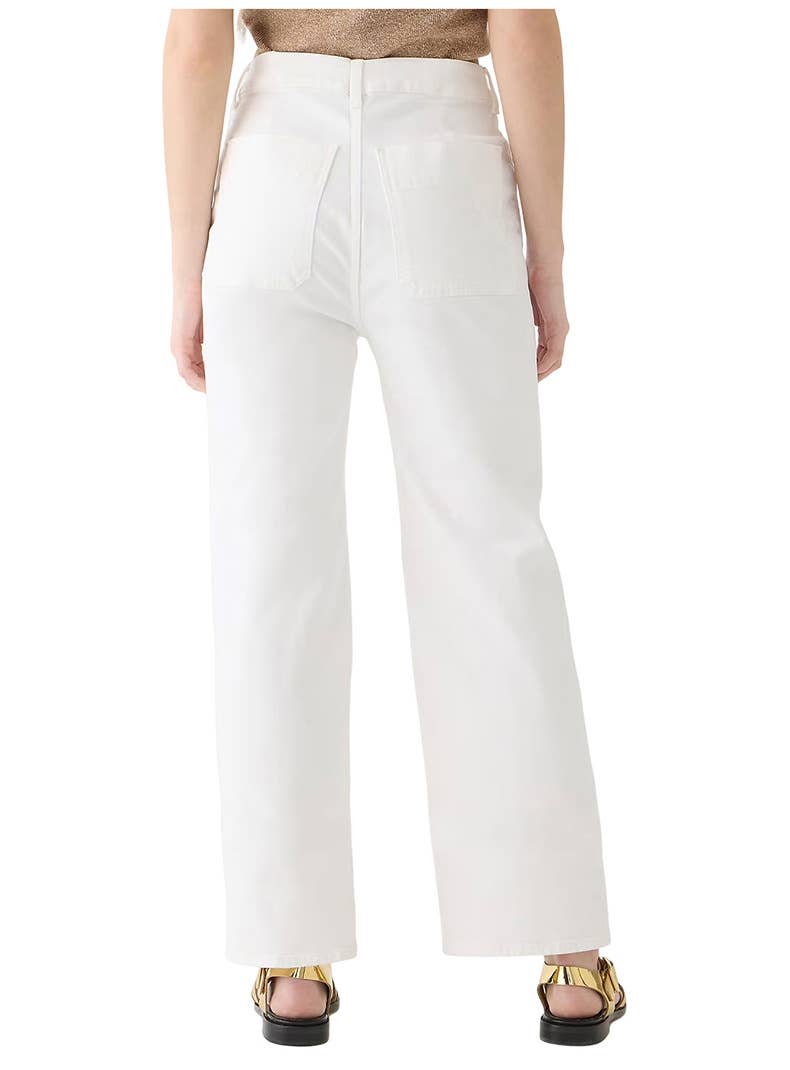 Stretch Straight Tube Solid Color Casual Pants