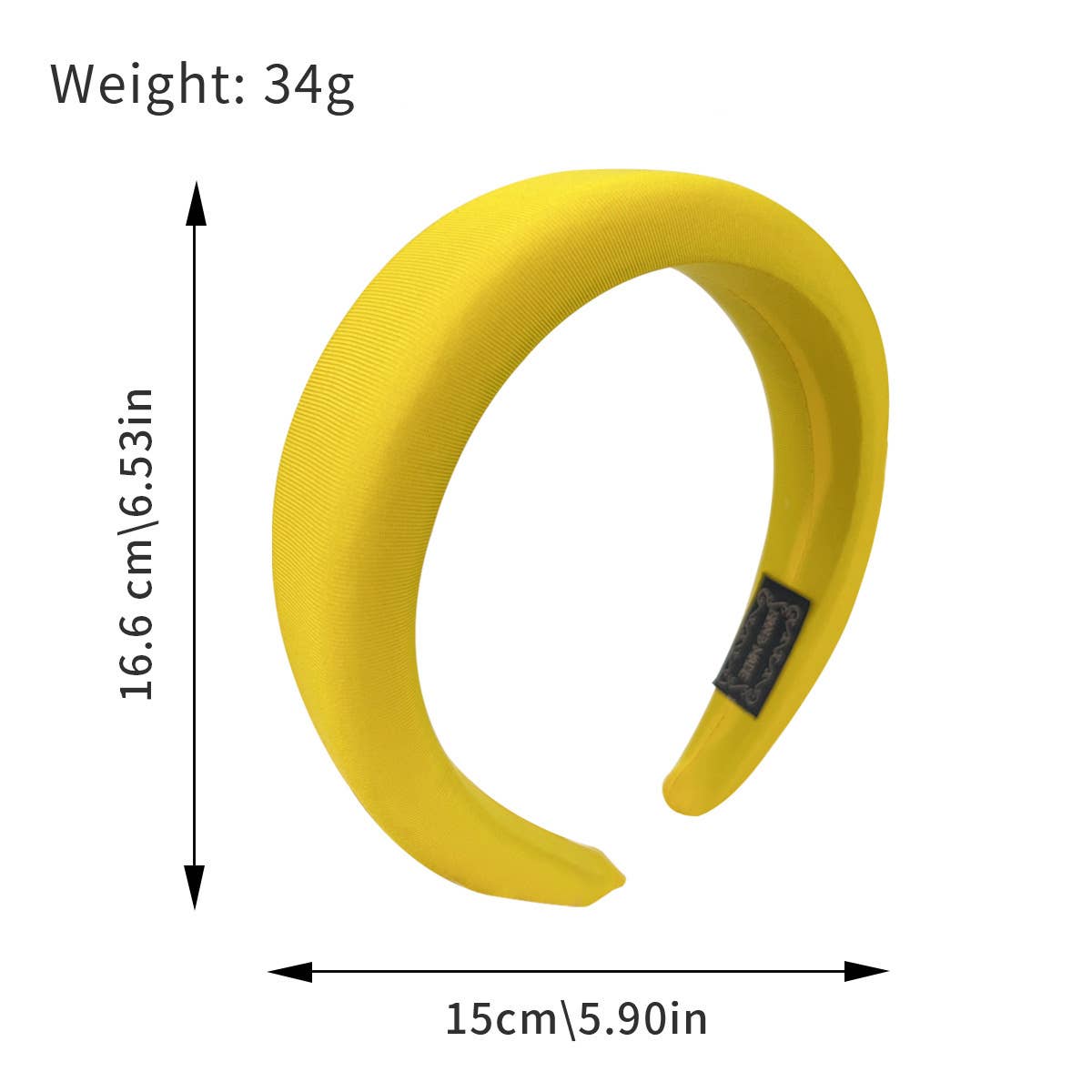 CANDY COLOR HIGH TOP TEMPERAMENT HEADBAND_CWAHA2082