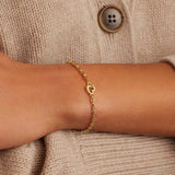 SIMPLE LOVE DOUBLE BUCKLE PAPER CLIP NECKLACE_CWMM5737