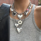 NEW FASHION LOVE HIP HOP BEADED NECKLACE_CWMM3179