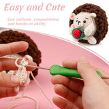 HANDMADE DIY HEDGEHOG CROCHET MATERIAL KIT_CWMM0815
