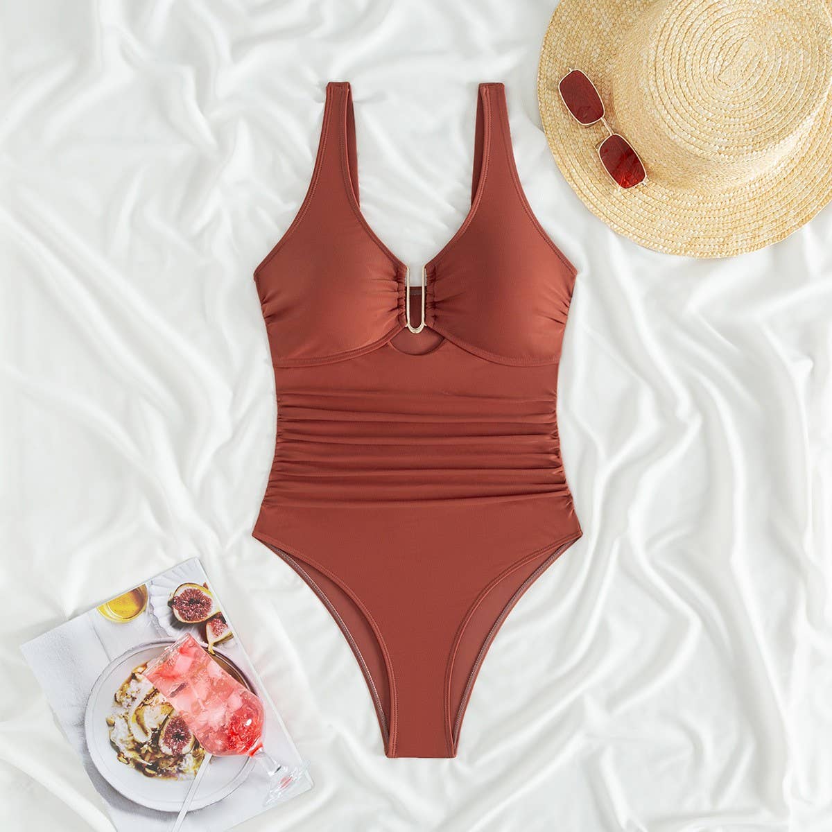 SLIM WOMENS ONE PIECE SWIMSUIT BIKINI_CWMW0616