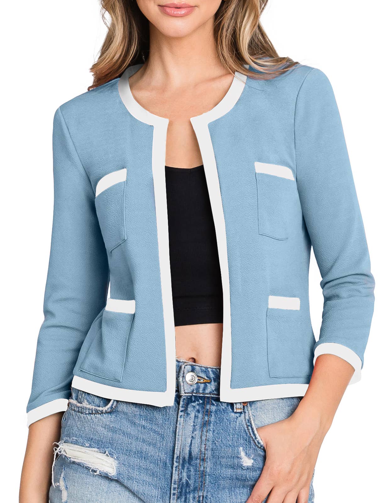 Women Casual Solid Blouse_Cwobl098