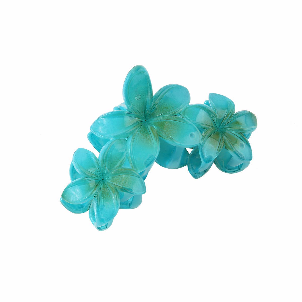 PLUMERIA FLOWER LARGE HAIR CLAW ELEGANT UPDO CLIP_CWAHA1064