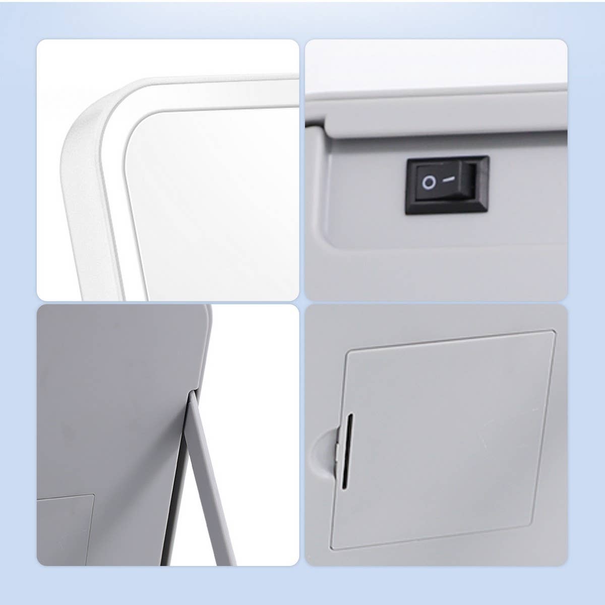 RECHARGEABLE DESKTOP LED SMART MAKEUP MIRROR_CWMM5634