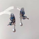 SUPER FAIRY CRYSTAL BUTTERFLY EARRINGS_CWAJE2183