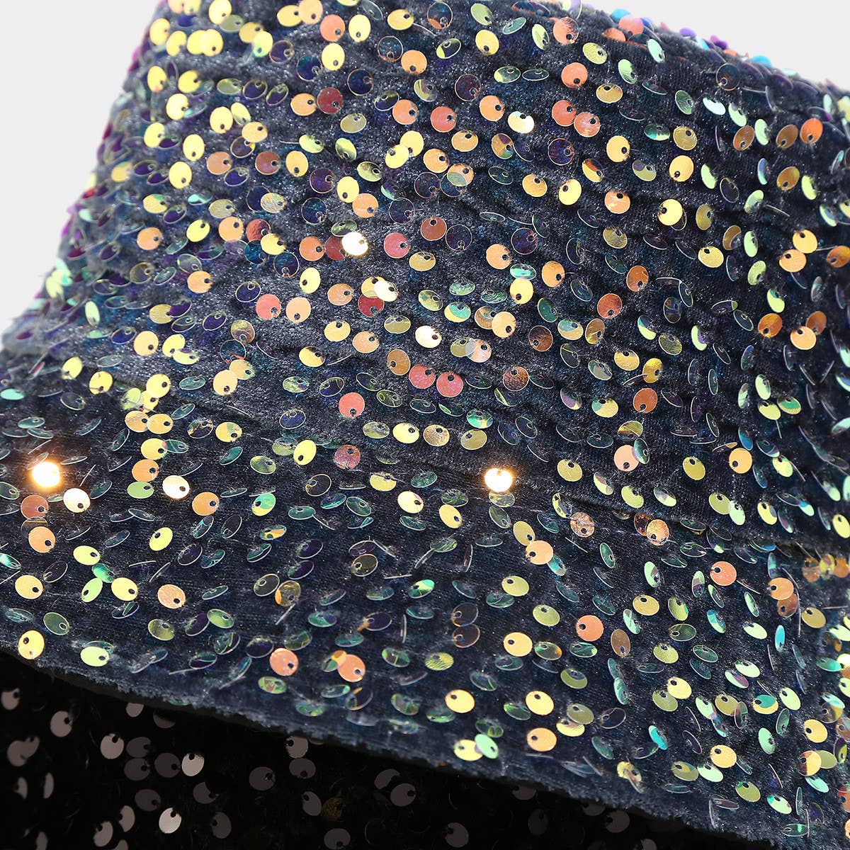 ALL MATCH SEQUINED PERSONALITY STREET BUCKET HAT_CWAB2929
