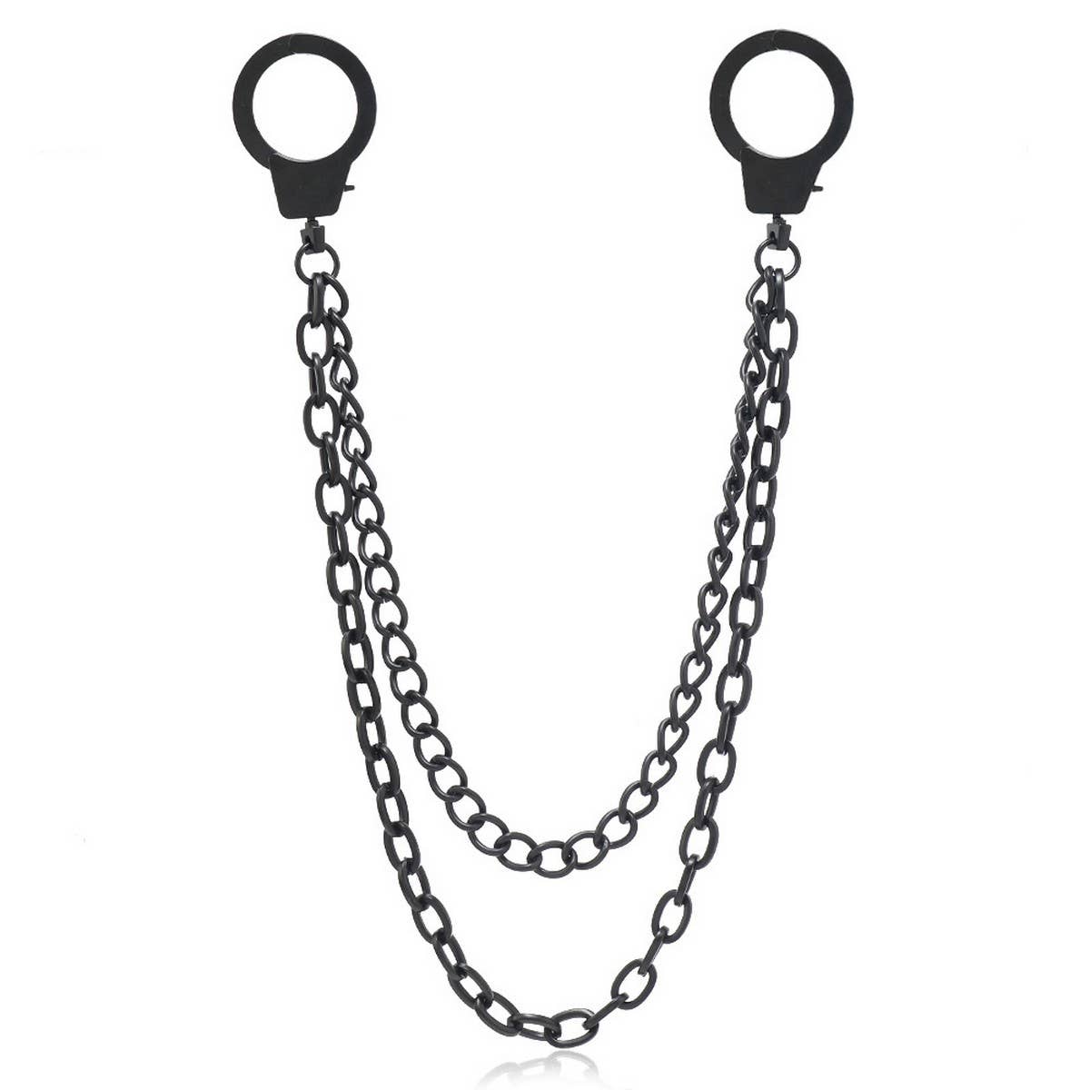 CREATIVE ALLOY HANDCUFFS CHAIN HIP HOP PANTS CHAIN_CWMM4826