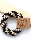 5PCS BEARS DECORATIVE TWO TONE CASUAL HAIR TIE_CWAHA0187