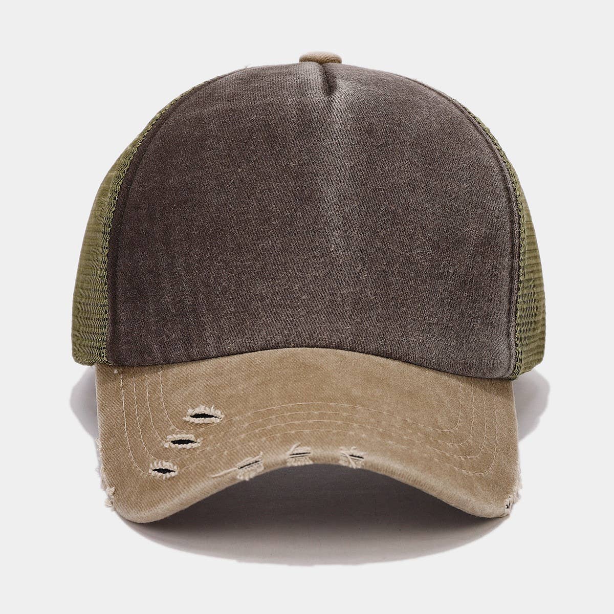 2024 NEW CONTRAST COLOR WASHED BASEBALL CAP_CWAH1571